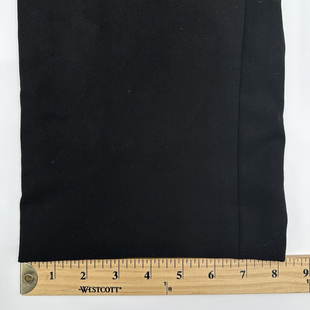 Liz Claiborne Career Classic Straight Leg Slimming‎ Black Pants Women's 10 NWT - Picture 10 of 13